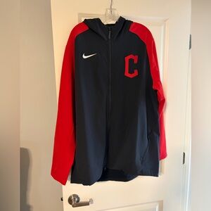 Cleveland Indians/guardians Nike full Zip fleece lined jacket NWT